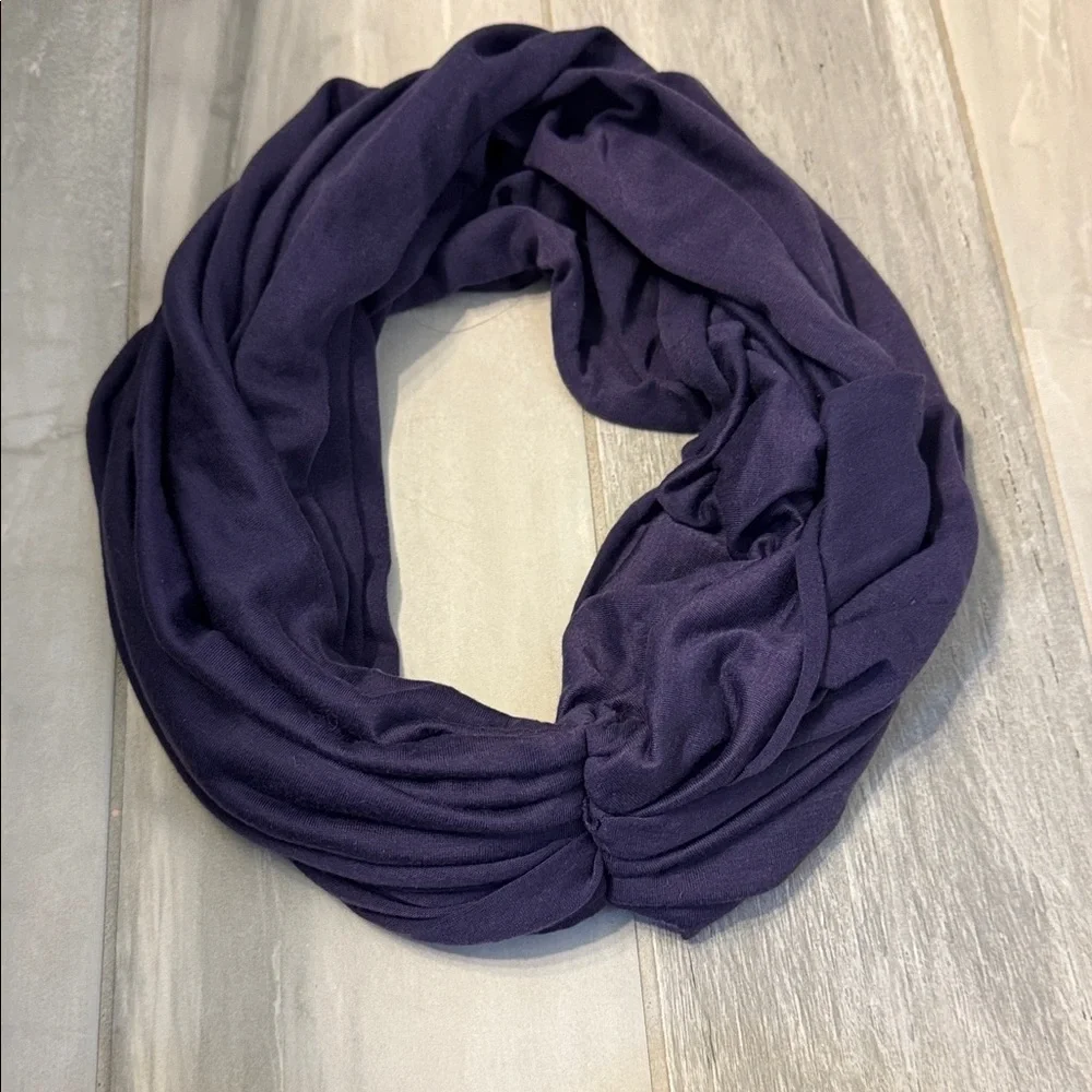New York & Company Deep Plum Infinity Scarf